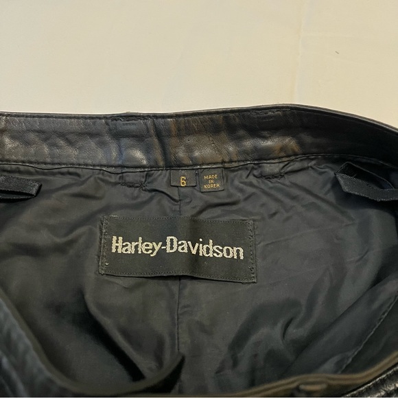 Vintage Harley Davidson Leather Shorts - Picture 7 of 8